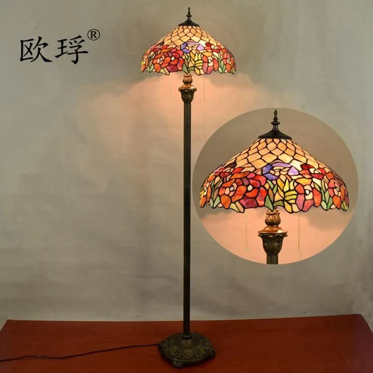 Tiffany Lamp 16inch Table Lights Stained Glass Home Decor 