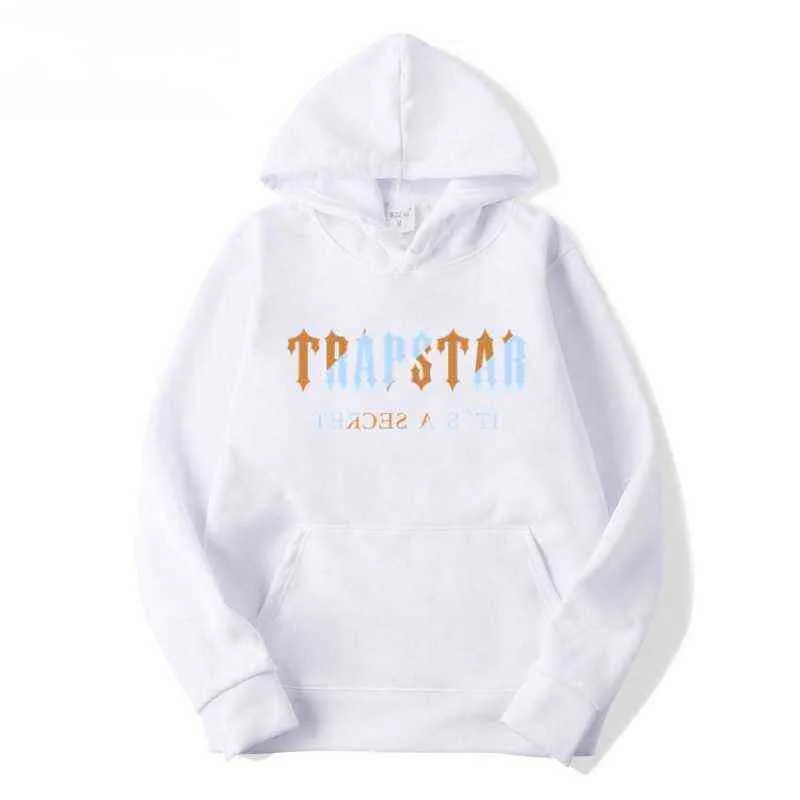 Trapstar Alphabet Printed Korean Casual Sweater Couple Trend Pullover