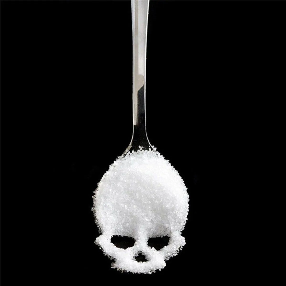 Sugar Skull Tea Spoon Suck Stainless Coffee Spoons Dessert Spoon Ice Cream Tableware Colher Kitchen Accessories C0327