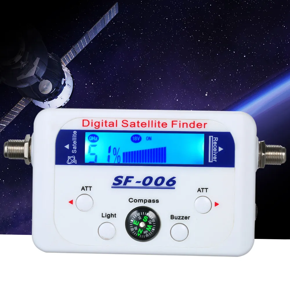 Mini compteur de signal de recherche de satellite numérique avec écran LCD