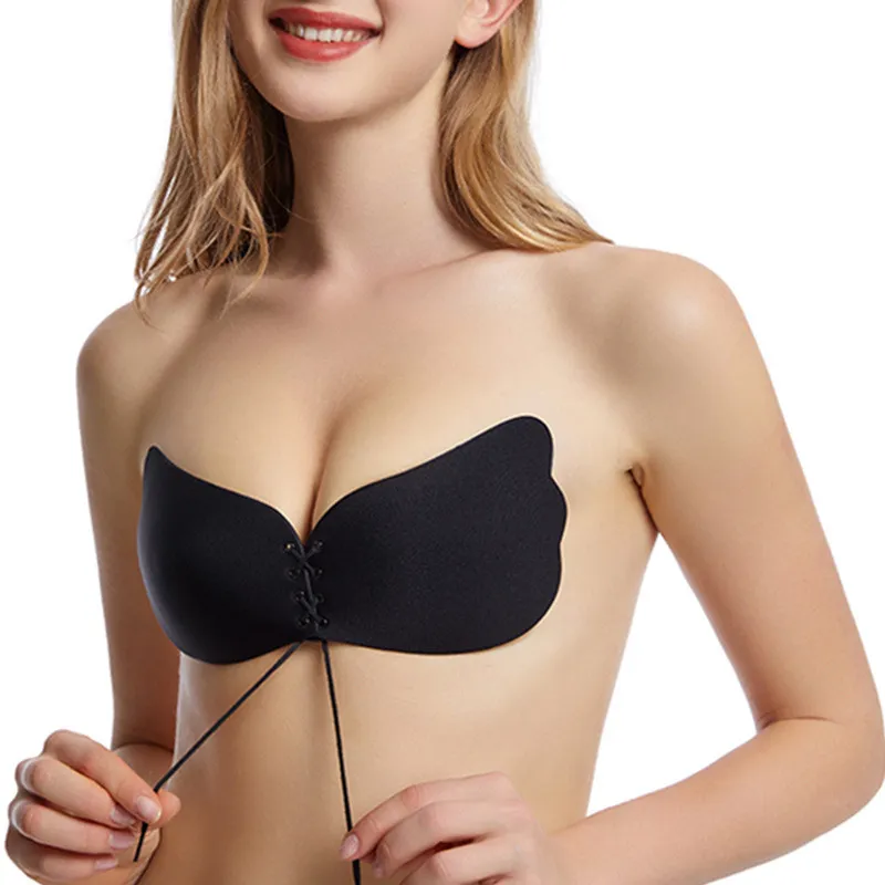 Sexy Seamless Strapless Sticky Bra With Invisible Bra Pads Use And Push Up  Silicone Underwear For Women Backless Bralette Lingerie From  Fashion_show2017, $1.7