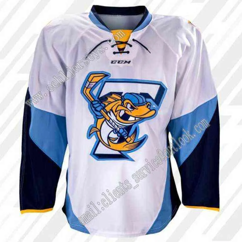 Toledo Walleye Ice Hockey Jersey Men s Embroidery Stitched Customize any number and name 2024 Linen Beige