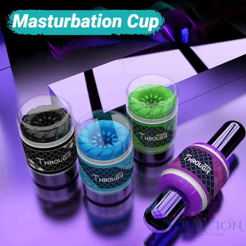 Masturbationsbecher Für Männer Mit Doppelkanal Und Stimulation_voghion.com
