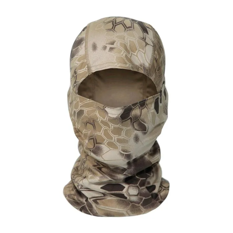 Multicam Camouflage Cap Full Face Shield Cycling Motorcycle Skiing Airsoft Protection Hat 20220104 T2