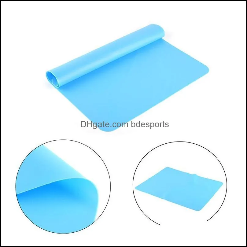 40x30cm Silicone Mats Baking Tool Liner Oven Heat Insulation Pad Bakeware Kid Table Mat