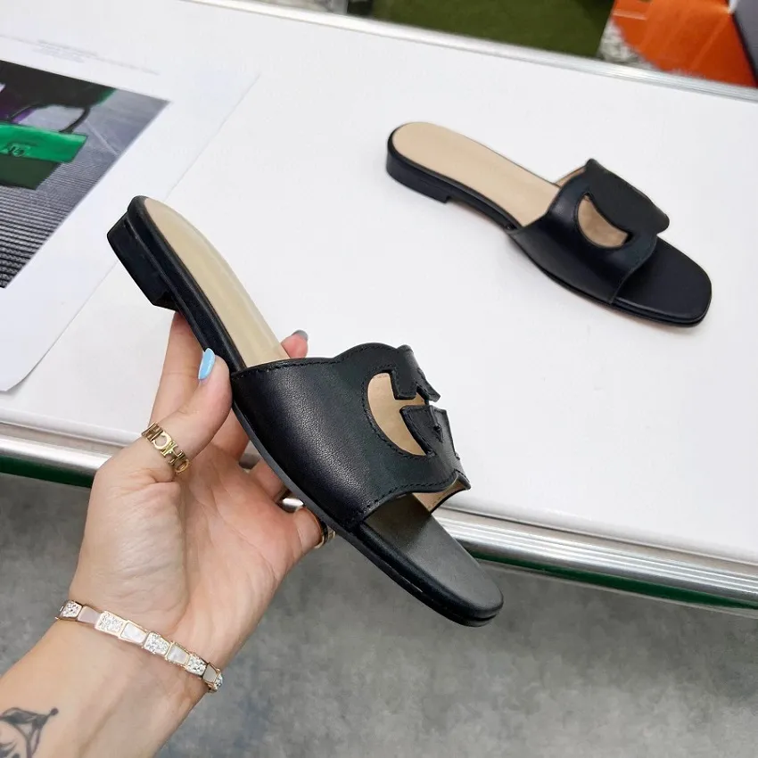 Designer Slipper Women Slippers Luxury Sandals Brand Sandalen Echt lederen Flip Flop Flats Slide Casual Shoes Sneakers Boots By Brand 320