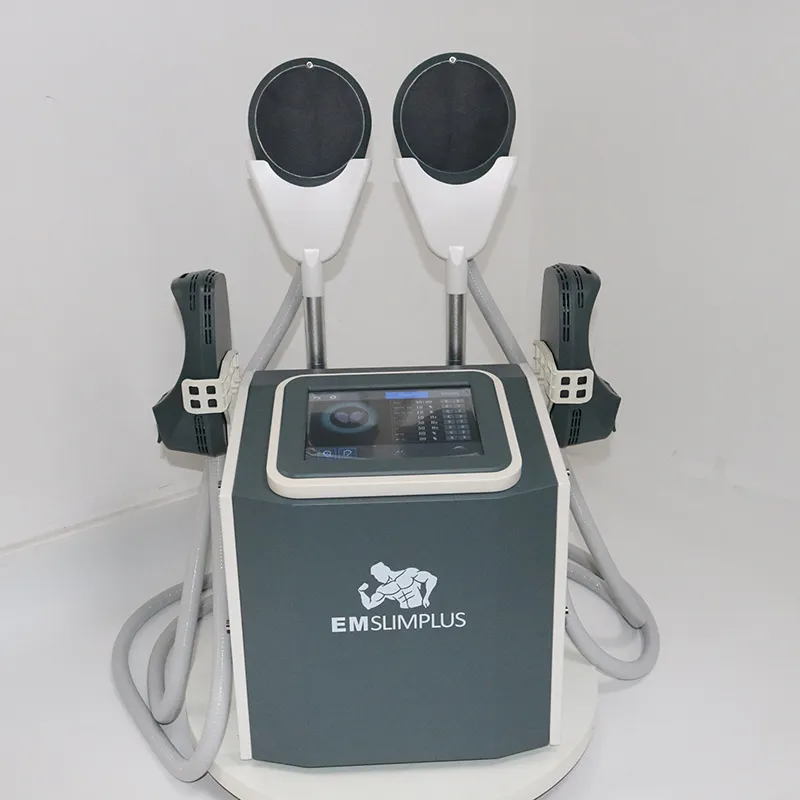 Emslim Slimming RF EMS -spierstimulator 4 Hendel 7 Tesla HIEMT NEO Elektromagnetische golf Body Bilstop Bil Bil Vet Verlies Gewicht Verminder Salon Spa Slim