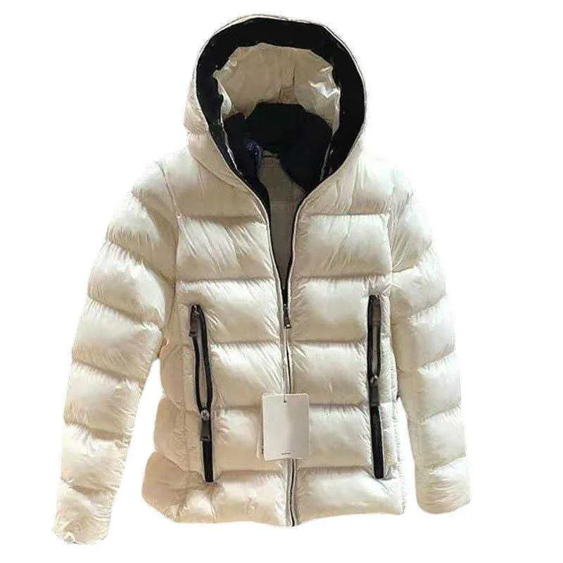 Herrjackor 2023 Designer French Brand Jacket Winter Cotton Womens Parka NFC Scan Fashion Outdoor Trench Couples Thick Warm Mens Down Coat