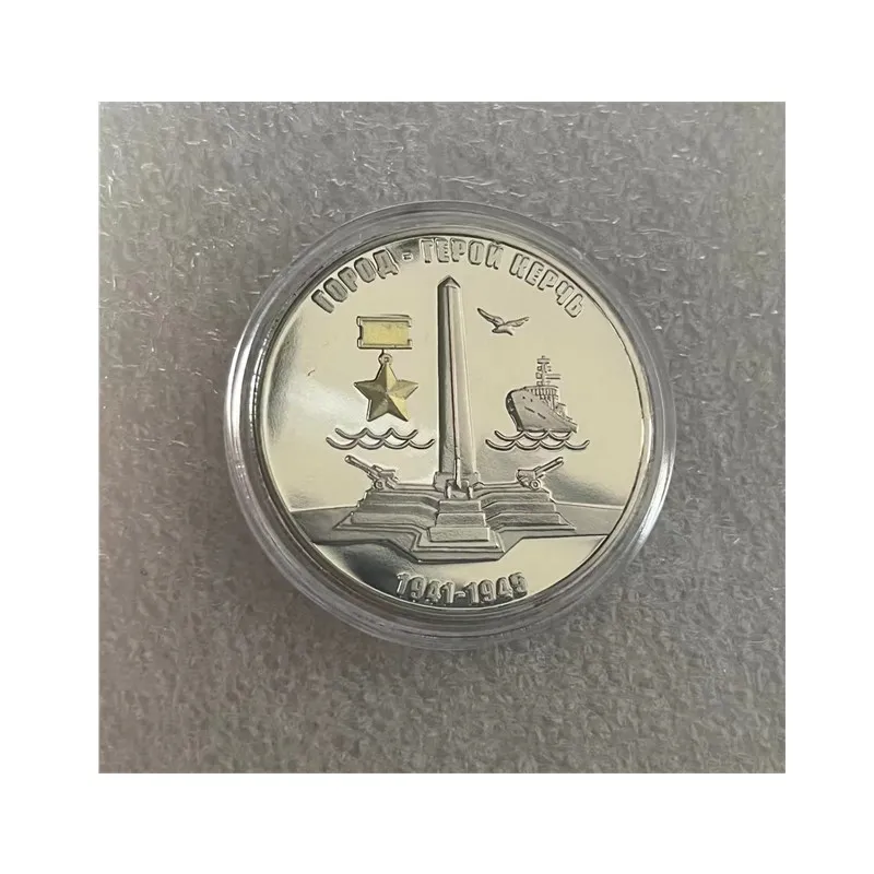 Dono russo Flotta del Mar Nero Souvenir Silver Plaked Commemorative Coin of the Victory World War Wear Challenge Coin.CX