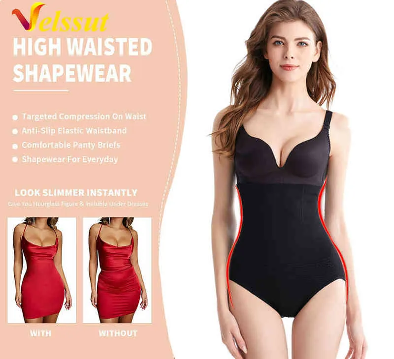 Velssut Bodysuit Shapewear For Women With Pad Tummy Control Body Shaper  Seamless Butt Lifter Vest Slimming Underwear Under Dress