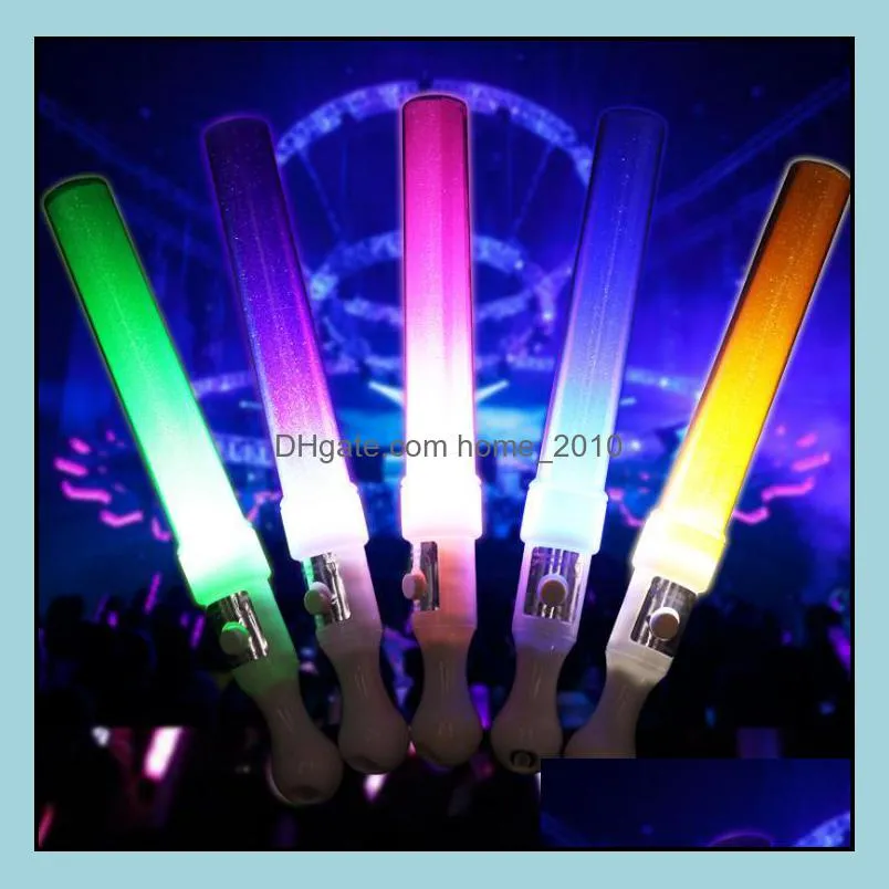 26x2.5x3cm led glow stick flash magic wand light stick led wands rally rave batons dj flashing for party supplies