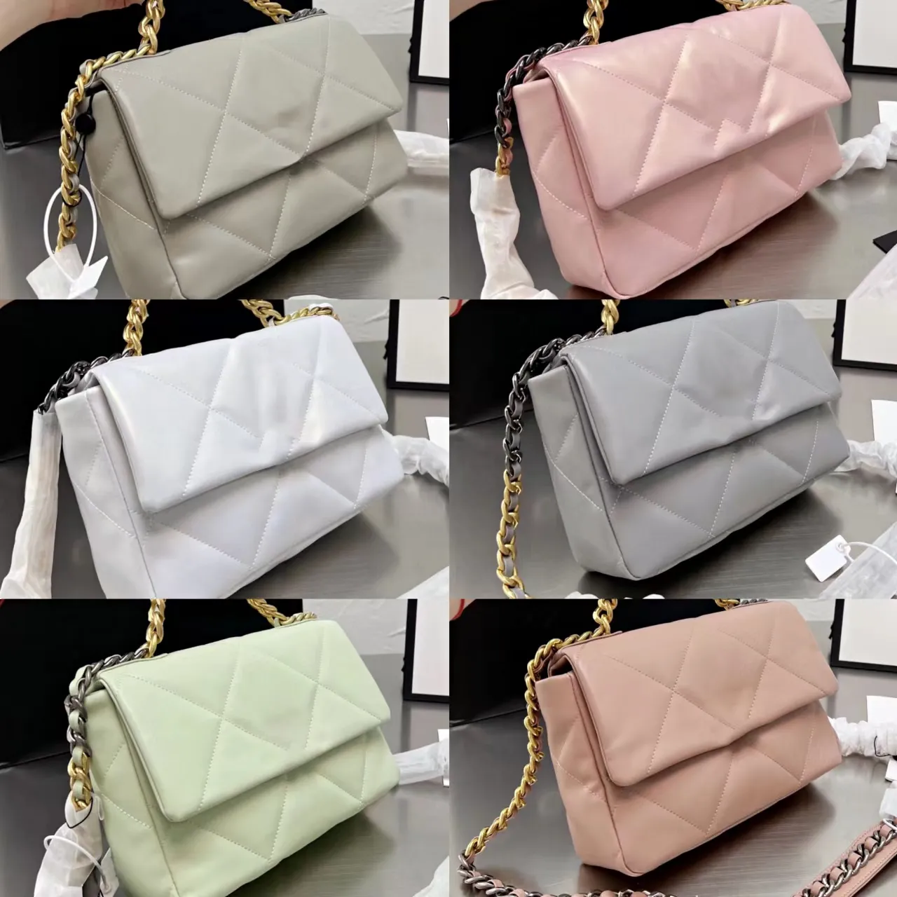 Bolsos de noche de calidad superior para mujer, bolso de hombro, mensajero de moda, cuerpo cruzado, bolso de mano de lujo, bolso de cuero para mujer, cuero fangpang xiaoxiangfeng, celosía rombal