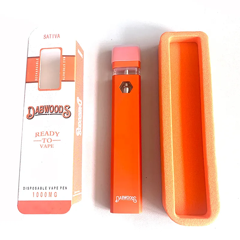 E Cigarette Kit Dabwoods Disposable Vapes Pen Empty 1.0ml Pod For Thick