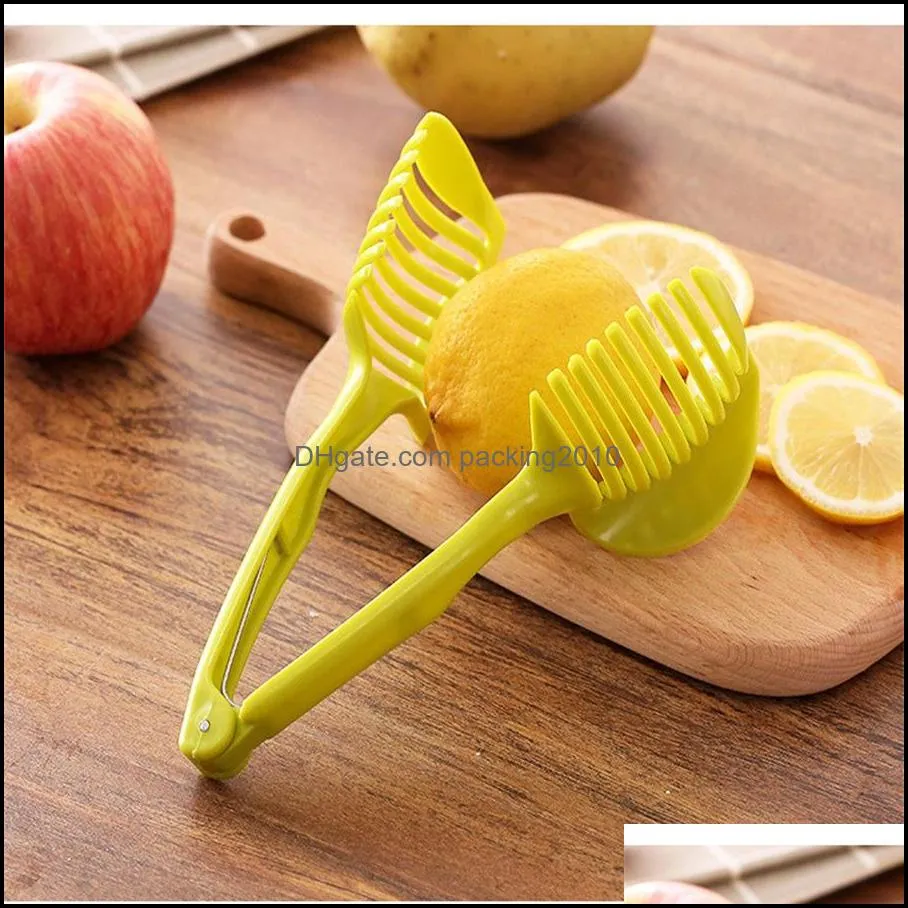 Fruit & Vegetable Tools Hand held orange lemon fruit slicer tomato egg segmentation cutting clip