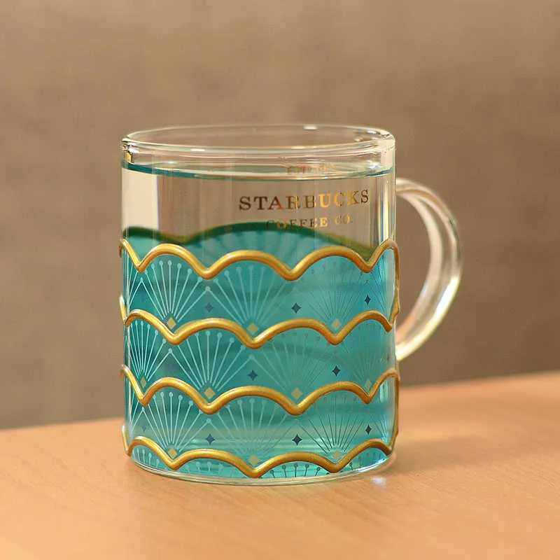 (2) Starbucks Mugs Double Wall Ceramic Tumbler Mermaid Logo Travel Cup w  Lids