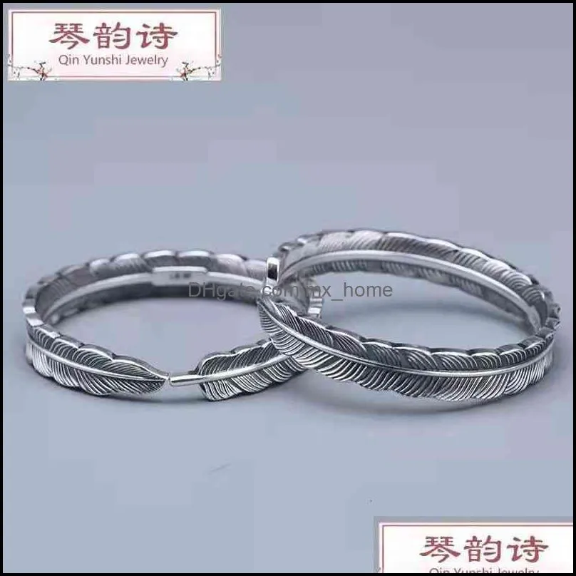 Chinese Style Products Xuanyu Snowflake Feather Bracelet Handmade by Yunnan Inch Lovers