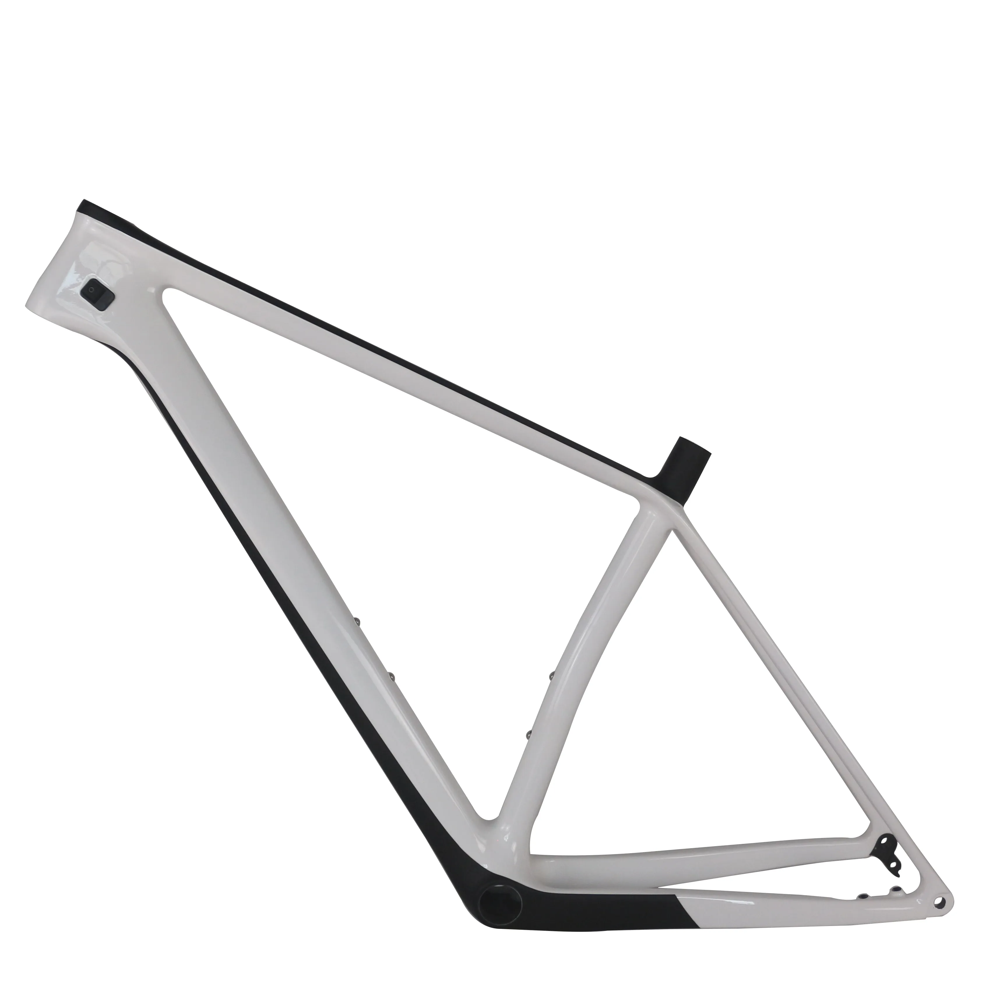 Frein à disque plat BB92 peinture blanche personnalisée 29er VTT Cadre FM199 avec fourche en carbone 29erX2.35 pneu