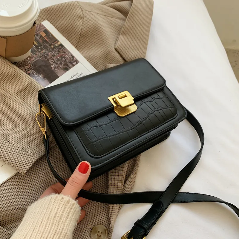 Mode Handtassen Voor Vrouwen Ketting Stijl Zachte Lederen Schoudertassen Designer Hoge Kwaliteit Vrouwelijke Crossbody Tas Vierkante Portemonnee