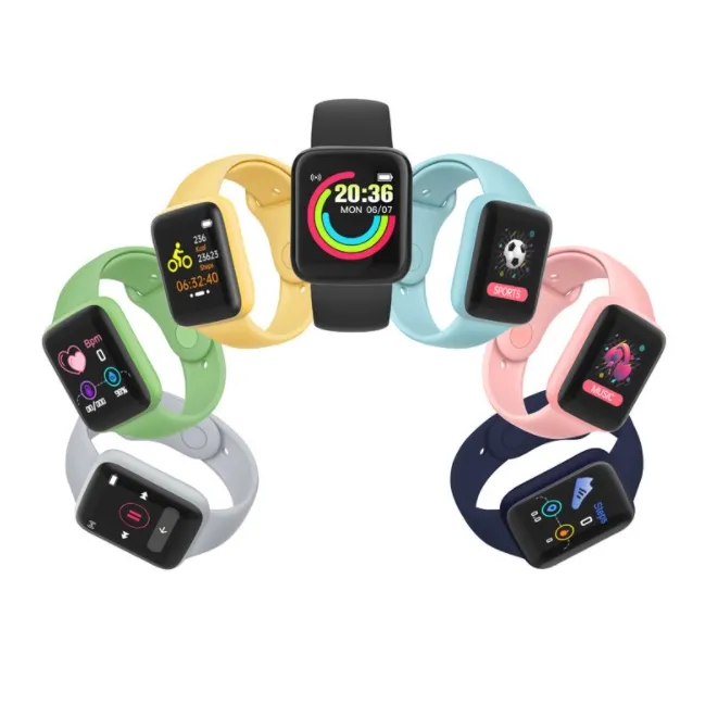 Business Y68/D20 Smart Watches Heartnate Watch Sports Smartwatches Smart Bluetooth Band Waterdichte Smartwatch Android Gift Children
