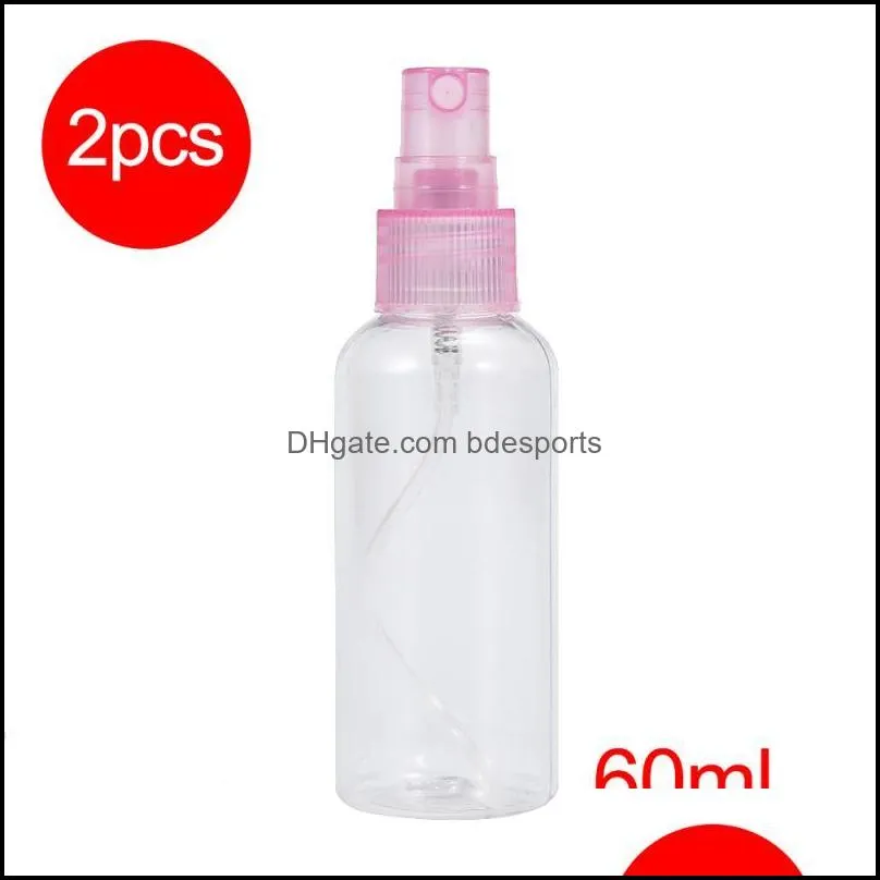 Liquid Soap Dispenser 10ml 20ml 30ml 60ml 100ml Refillable Spray Bottle Empty Cosmetic Containers Plastic Atomizer Portable Travel Perfume