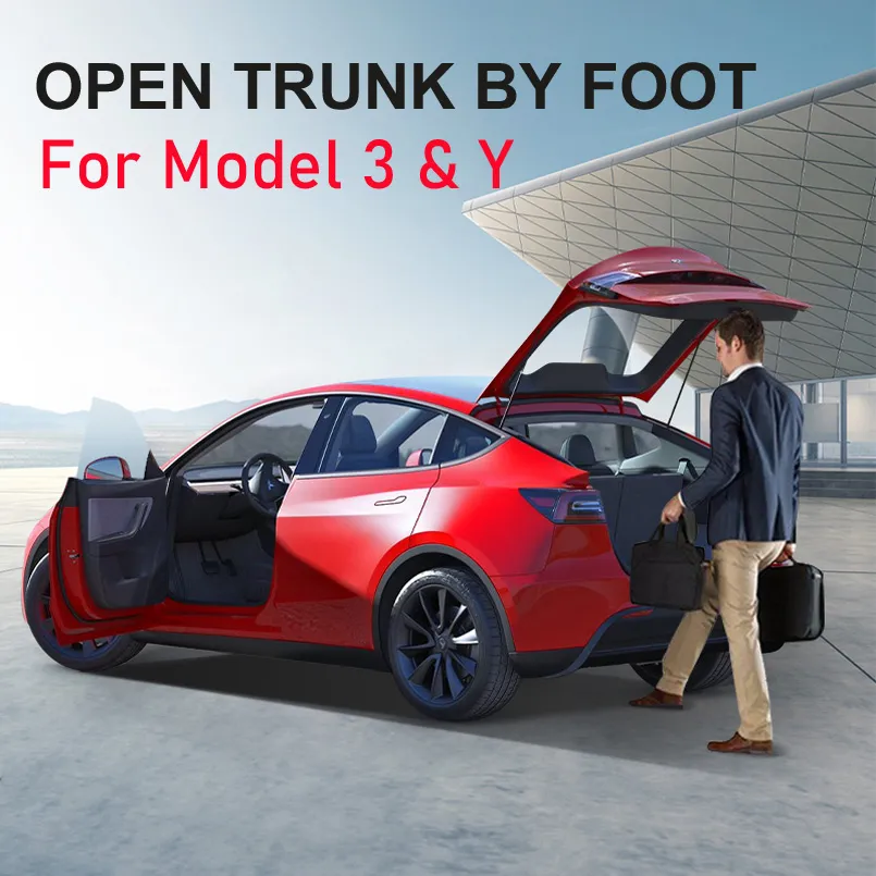 Model 3 Auto Power Trunk Foor Kick Sensor Car ذكي لـ Tesla 3 X S Y أجهزة استشعار فتحة الباب الخلفية الإلكترونية