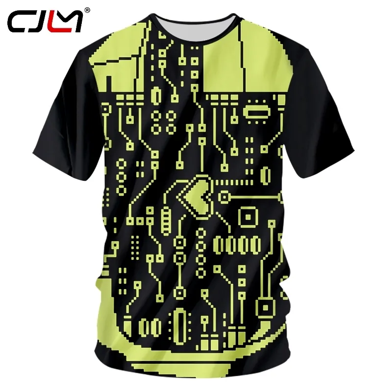 Divertente Stampa 3D Gioco Circuito Magliette Uomo Estate Moda Manica corta O Collo Magliette Camiseta Homme Fitness Tee Shirts 7XL 220623