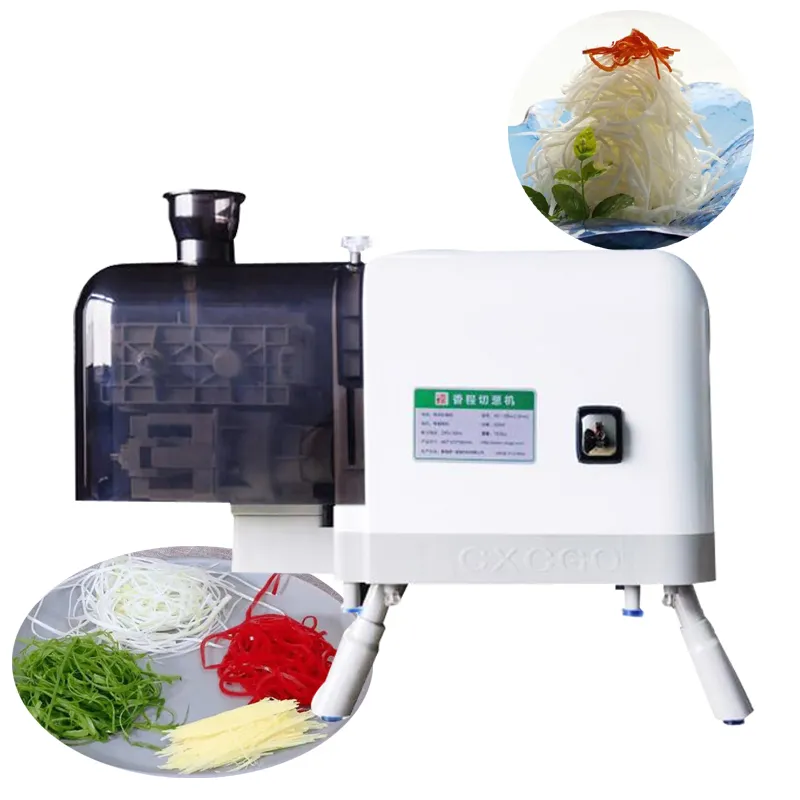 Desktop Electric Green Onion Redningsmaskin Vegetabilisk sk￤rande Scallion Pepper Cutter f￶r hotellrestaurang och hemknivavst￥nd 1,8 mm/2,2 mm/3mm