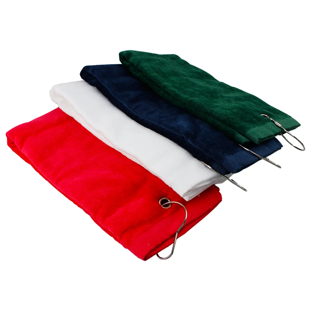 Ręcznik golfowy z haczykowym zestawem do czyszczenia bawełny dostarcza akcesoria