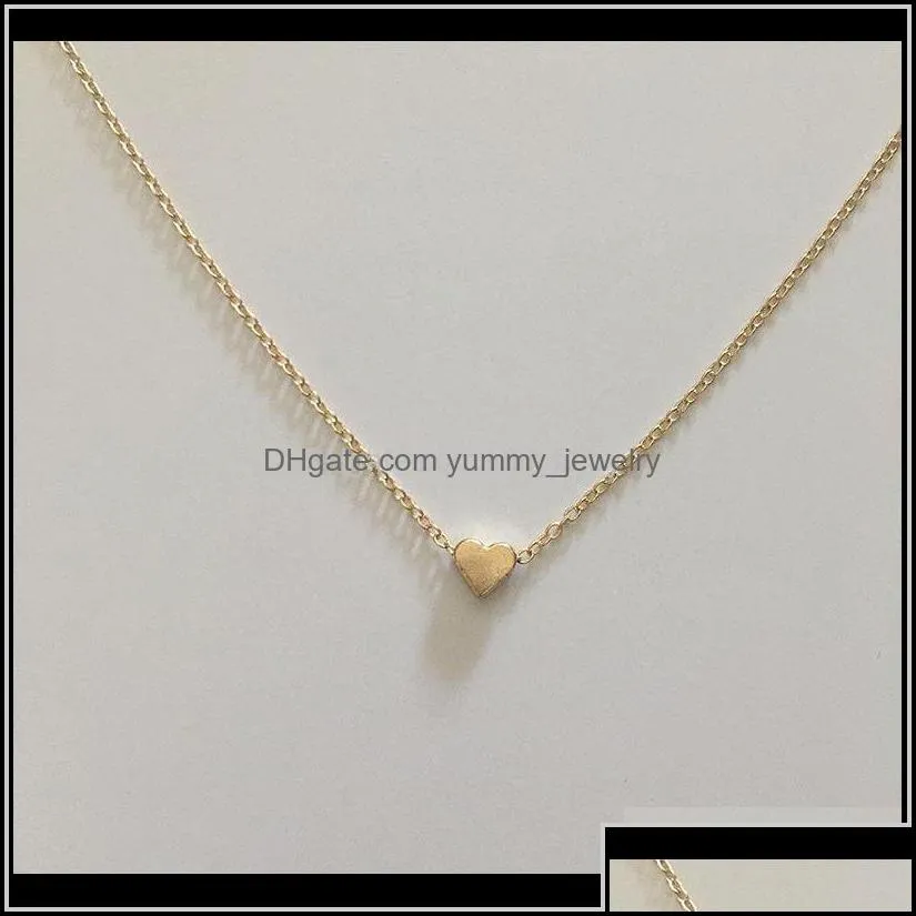 Luxury Designer Jewelry Classic Love Fashion Silver Gold For Women Girls Ee1Kl Necklaces Ch4Kl