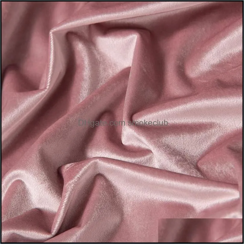 Curtain & Drapes Thick Italian Velvet Solid Color Shade Simple Korean Style Curtains For Living Room Bedroom Luxury Fabrics