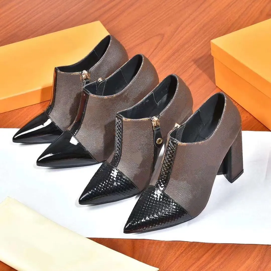 Mode-ontwerper-Hoge kwaliteit vrouwelijke luxe designer mode dames casual leren blote voeten laarzen met platte bodem woestijnlaarzen Martin laarzen 231115
