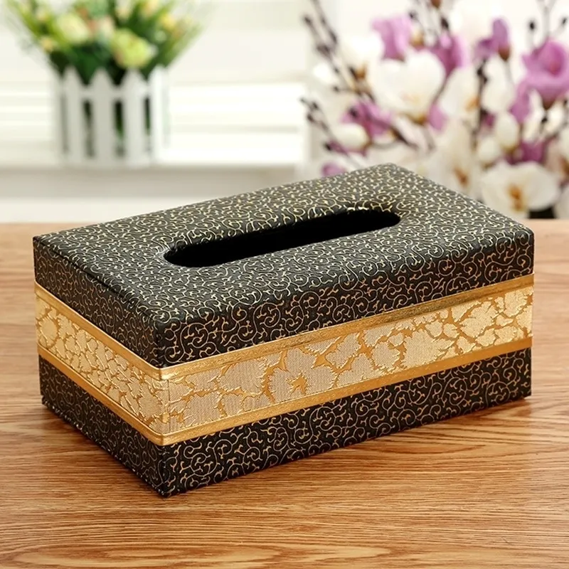 European Style Tissue Box Fashion High Grade Removanle Case Napkin Paper Holder For Home Office KTV el Car Y200328