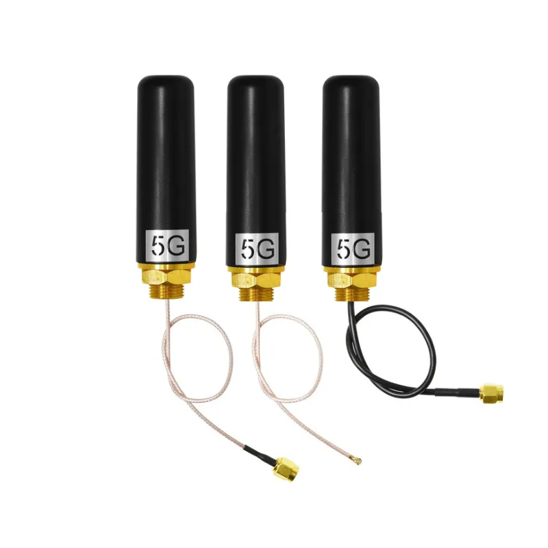 Antennes OEM 5G châssis d'armoire extérieure IP66 antenne étanche antidéflagrante RG174 RF câble de queue de cochon SMA IPEX connecteur mâle femelle