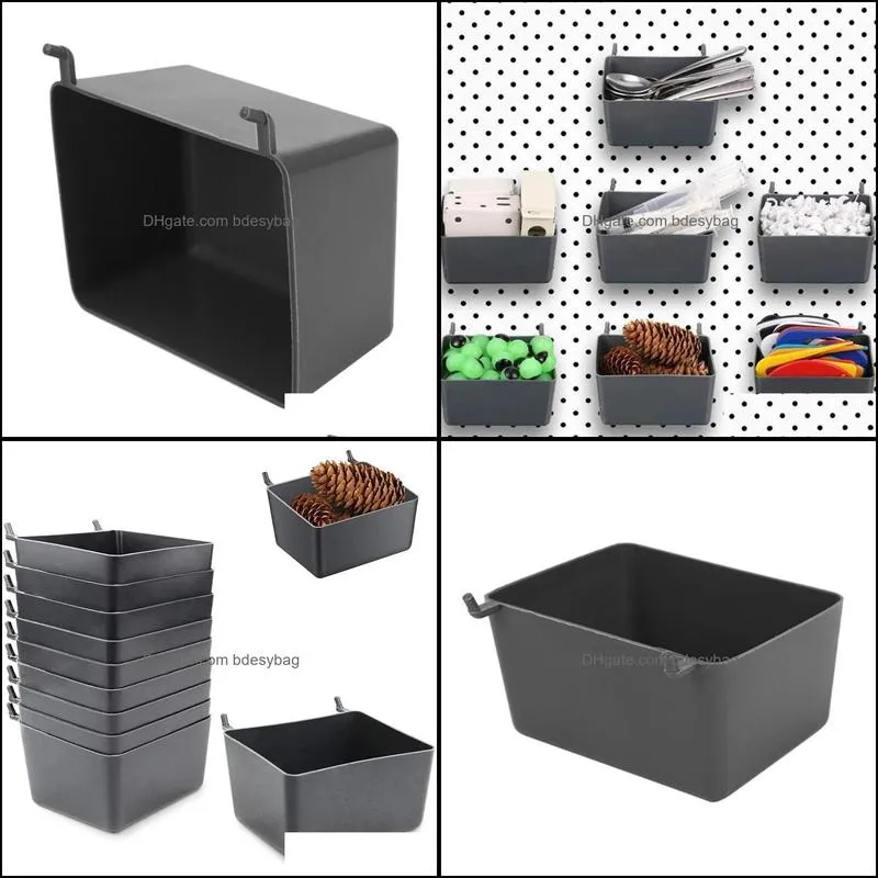 Jewelry Pouches, Bags 10Pcs Pegboard Box, Bin Kit, Basket Storage Organizer, Accessories Parts For Organizing Tools
