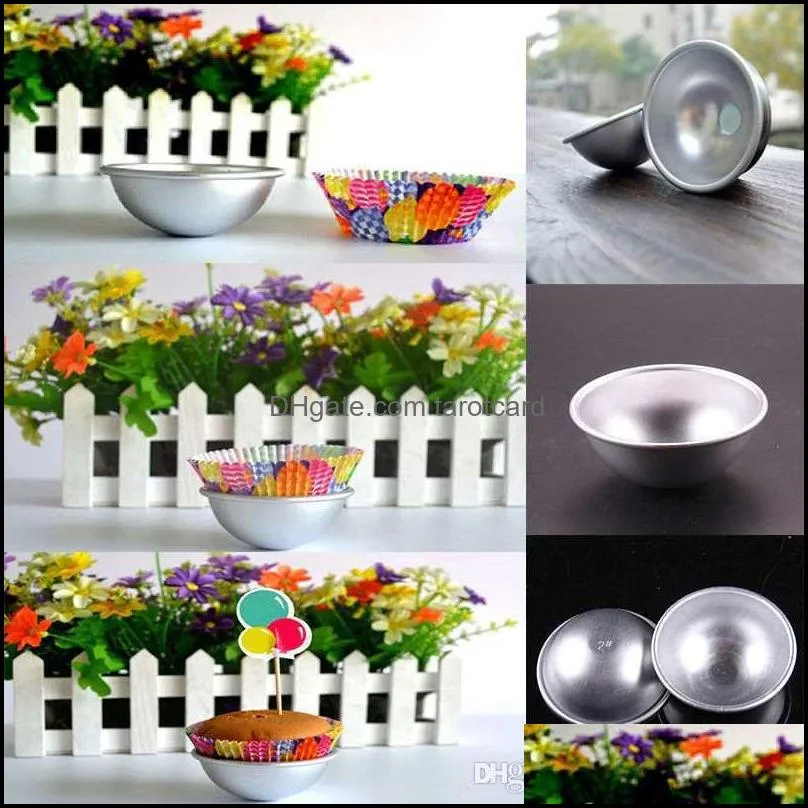 3D Aluminium Alloy Cake Mold Bath Bomb Baking Moulds Roast Ball Mold Own Crafting Handmade 3 Sizes