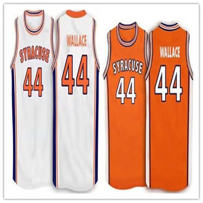 XFLSP Hoge kwaliteit Heren 44 John Wallace Syracuse Orange 12 Rafael Addison Retro Classic Basketball Jersey College Dragback Stitched Aangepast