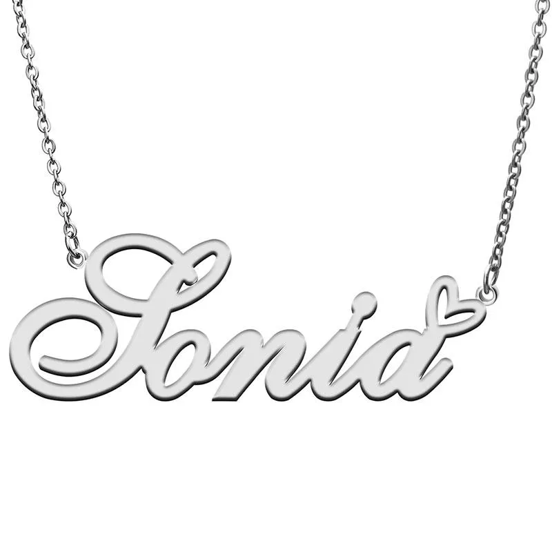 Sonia name pendant hotsell