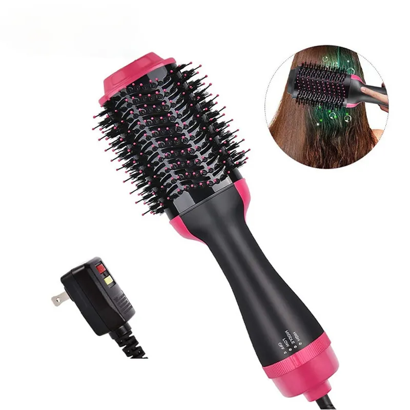 3 en 1 sèche-cheveux brosse lisseur cheveux fer à friser une étape