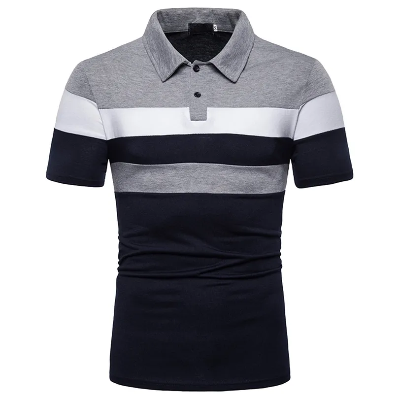 Mode d'été hommes polos de haute qualité à manches courtes hommes polo marques respirant marque t-shirt hauts 220615