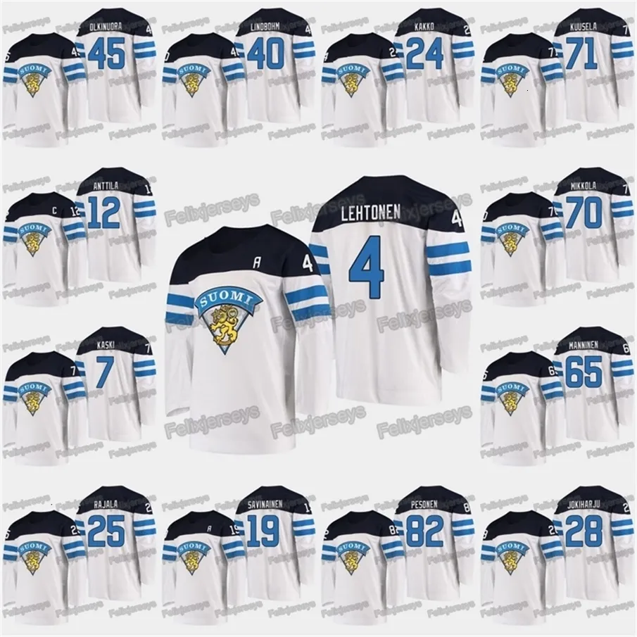 VipCeoThr 4 Mikko Lehtonen Championnat du monde IIHF 2019 Niko Mikkola Oliwer Kaski Petteri Lindbohm Marko Anttila Toni Rajala Sakari Manninen Maillots