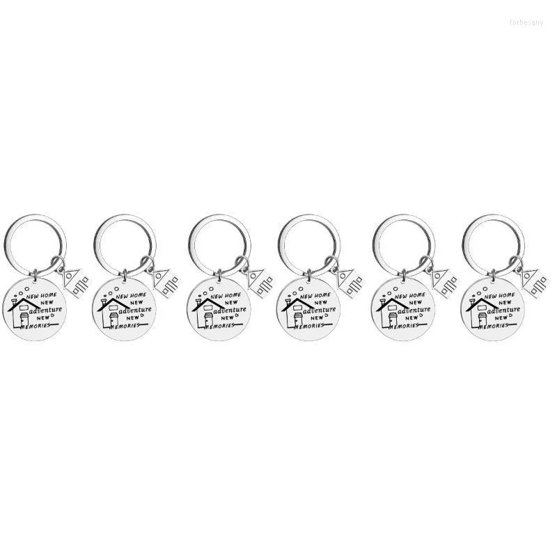 مفاتيح مفاتيح سلسلة المفاتيح الحلقة الرئيسية هدايا Housewarming Memories House House Handbag Got Friend Friend Friend BendantkeyChains Forb22