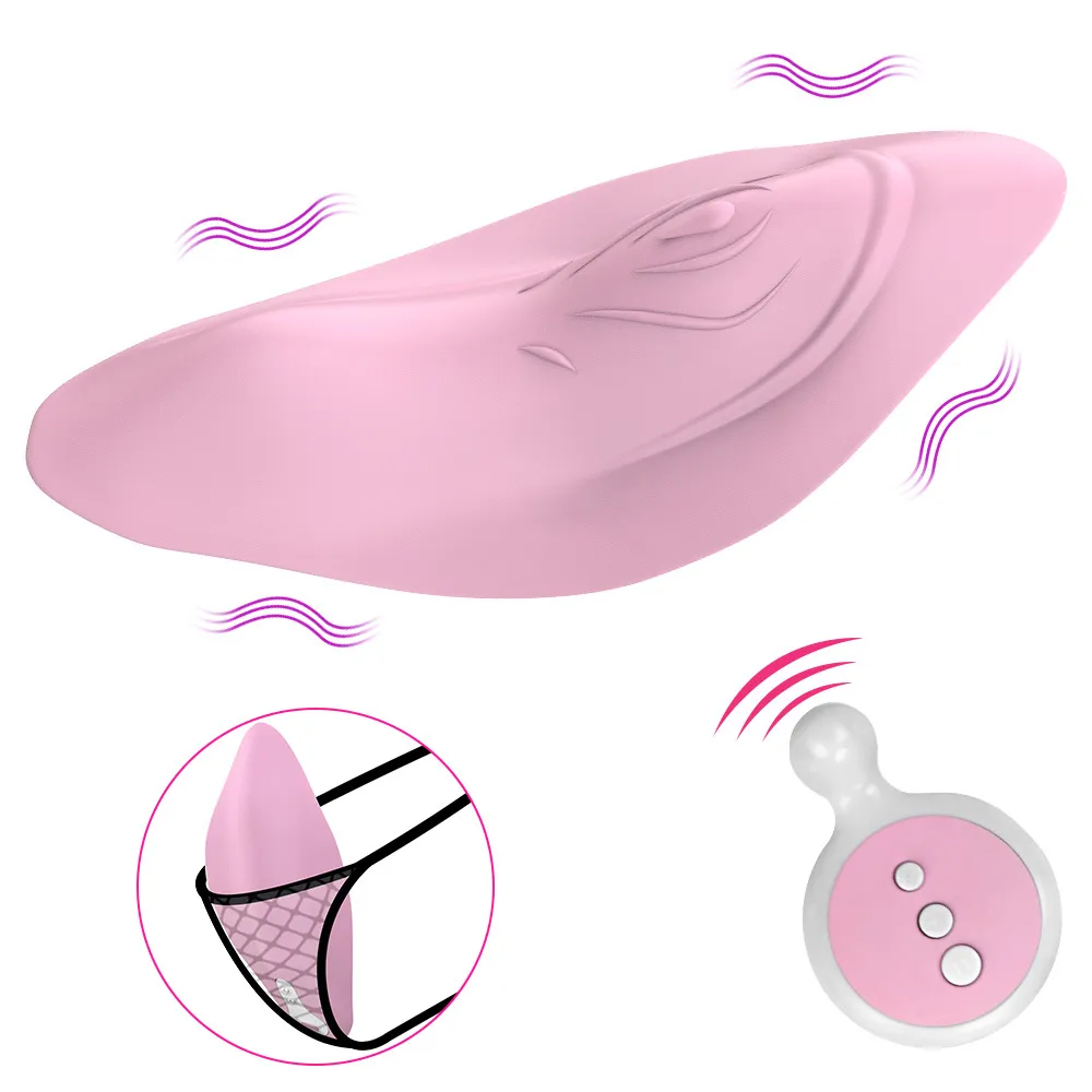 Portable Panty Vibrator Wireless Remote Control Clitoral Stimulator Sexiga leksaker för kvinna osynlig vibrerande ägg onani