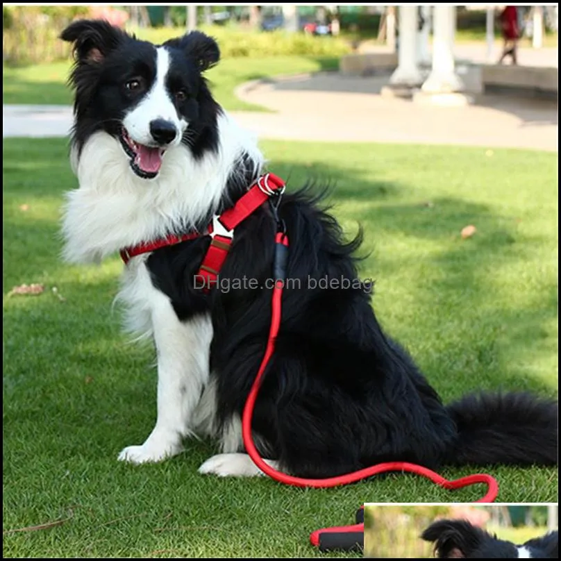 Dog leash Traction Rope Pet harness for small and large dog Pull Adjustable Dog Leash Vest Classic Running Leash Training Collar and
