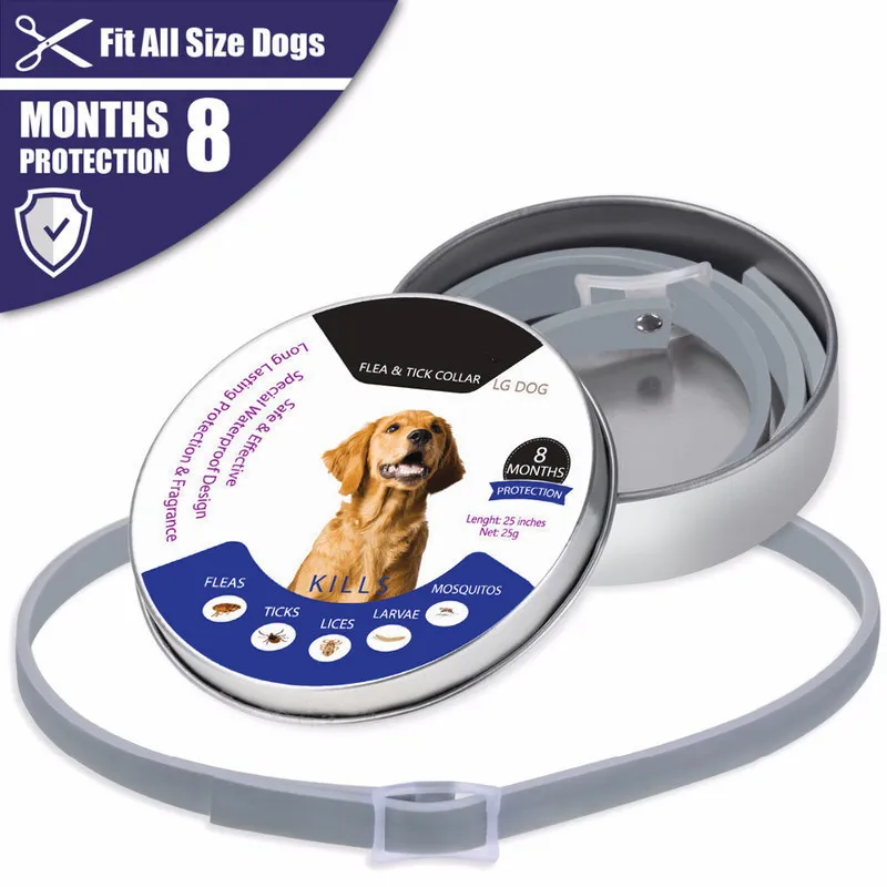 Adjustable Repels pet collars Flea & Tick Prevention Collar for Cats dog Mosquitoes Repellent Collar Insect Mosquitoes 201030