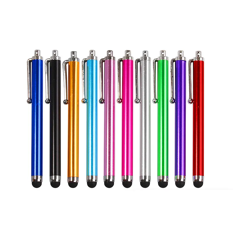 Емкостные стилус -ручки с сенсорным экраном для iPad планшет для iPhone Samsung Phone 10 Colors