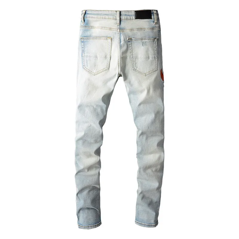 Tan sales biker jeans