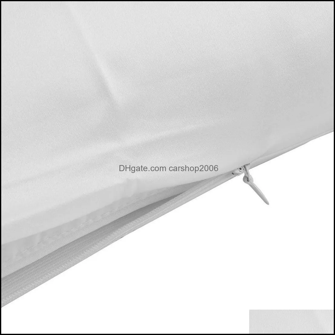 20*36inch silk satin pillowcase home multicolor cool silk pillow case zipper pillow cover double face envelope bedding pillow cover