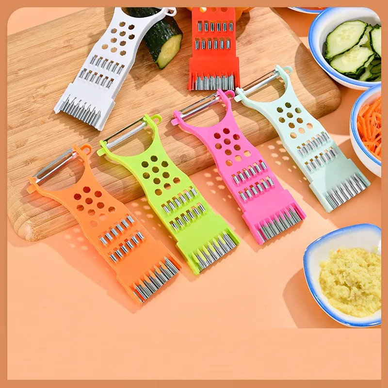 Vegetable Tools Stainless Steel Peeler Grater Manual Slicers Cucumber Cutter Vegetable Fruit Peel Shredder Slicer Kitchen Accessories ZC1219