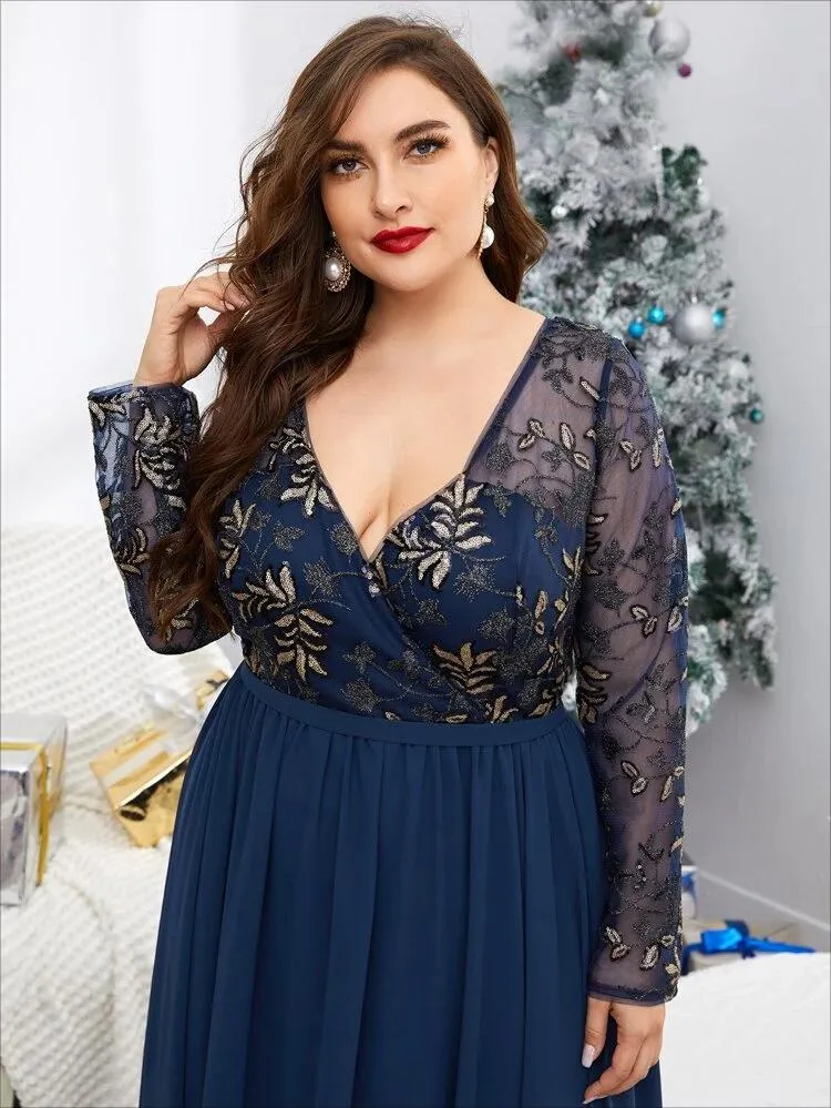 princess polly baby blue dress Plus Size Burgundy Mother of the Bride Dress main image 0