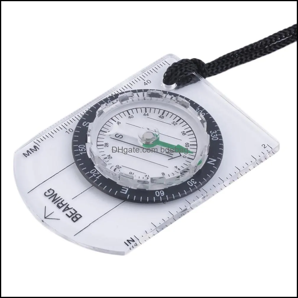 DHgate.com:Multifunctional Outdoor Gadgets Mini Baseplate Compass Map ...